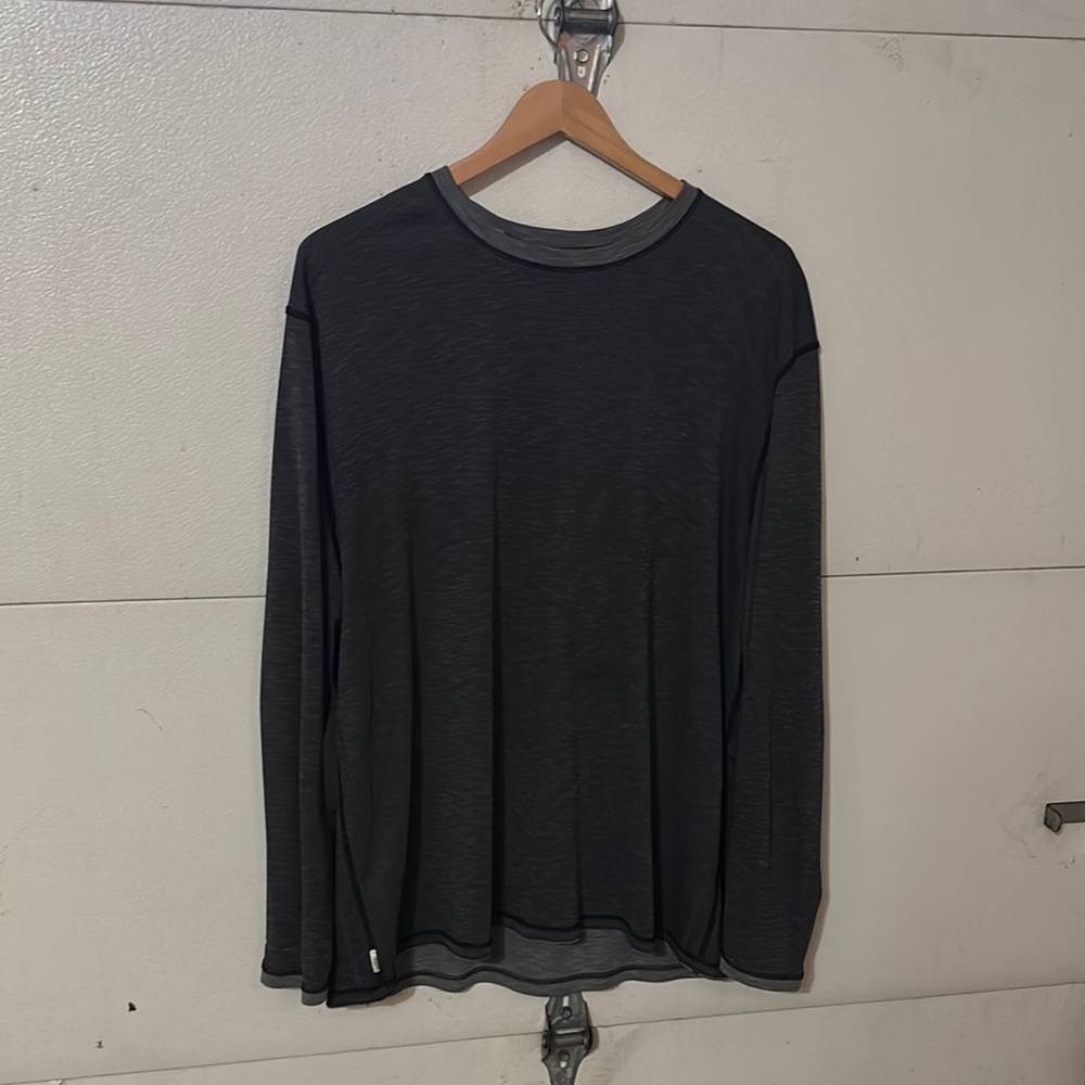 Tommy Bahama Black Long Sleeve Tee Soft Cotton Blend